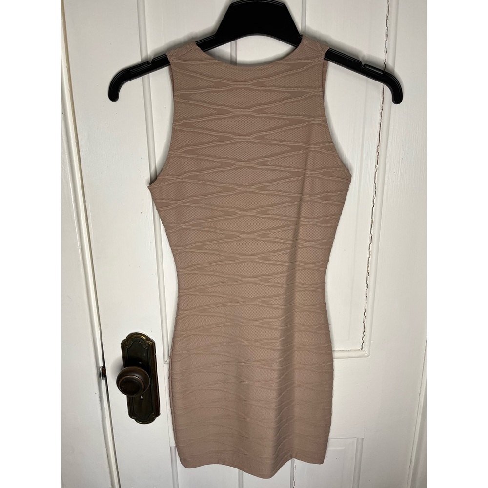 Nude BodyCon Mini Dress